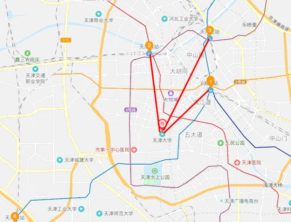 从天津站到师大(西青区的)坐地铁怎么坐(从西青区坐地铁到天津大学)1