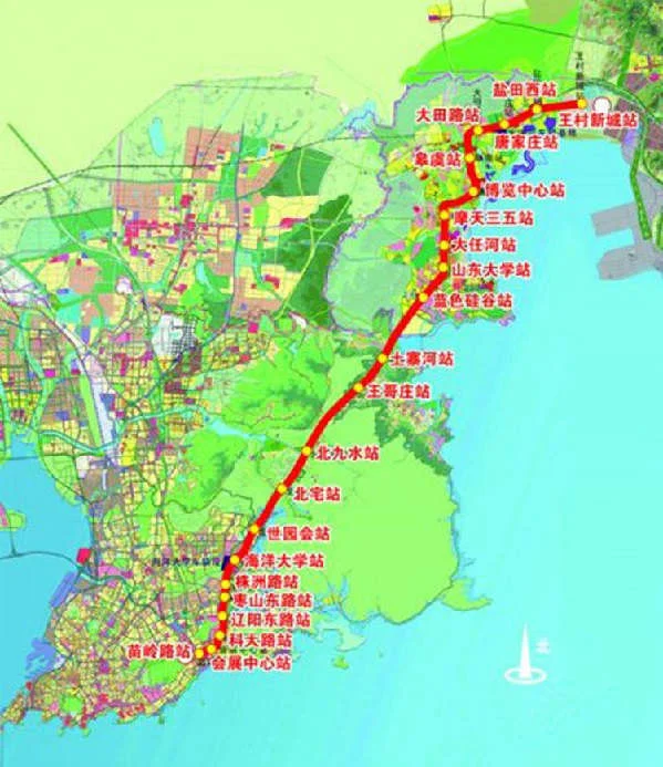 青岛地铁的国内之最（地铁与轻轨青岛地铁轨道交通）3