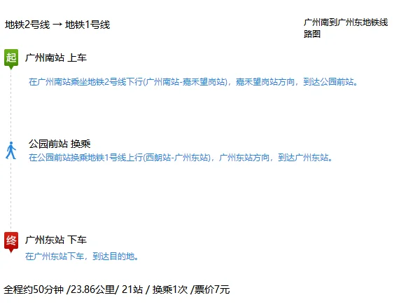坐广州南站到广州东站坐地铁要多久（广州南站怎么坐地铁去广州东站）