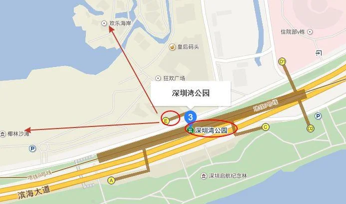 深圳红树林是在哪个地铁站下(固戍红树湾公园地铁站)2