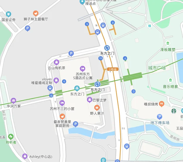 苏州地铁一号到东方之门从几号出口可以乘坐261(苏州地铁东方之门出口)1