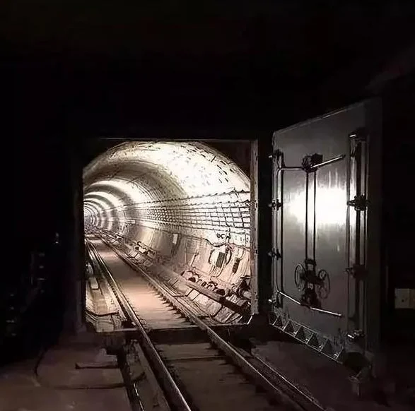 北京地铁1号线与国铁京门线（战备地铁站）