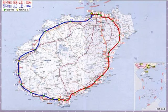海南环岛高铁时刻表(海口环岛高铁)6