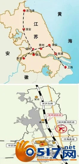 连淮扬镇铁路扬州段什么时候通车(连淮扬镇铁路南段淮镇段)5