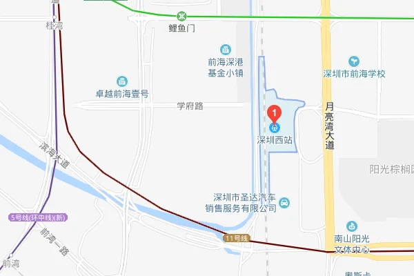 离深圳西最近的地铁站是哪个啊（深圳西在哪个地铁站附近）2