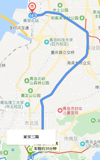 青岛地铁3号线具体站点（青岛地铁线延安三路站）2