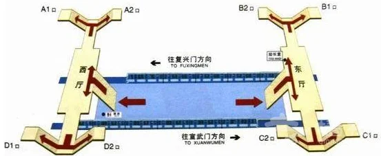 北京西站有几个出站口(北京西站出口地铁)3