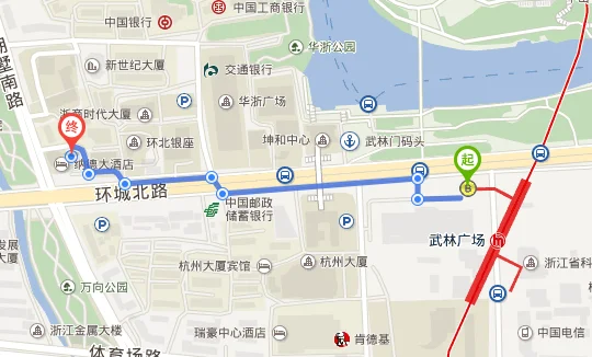 杭州地铁2号线人民广场站有几个出口(杭州红楼酒店哪个地铁出口)5