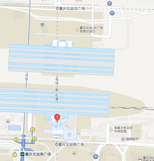 重庆有几个火车站哪个是高铁站（铁路重庆北）5