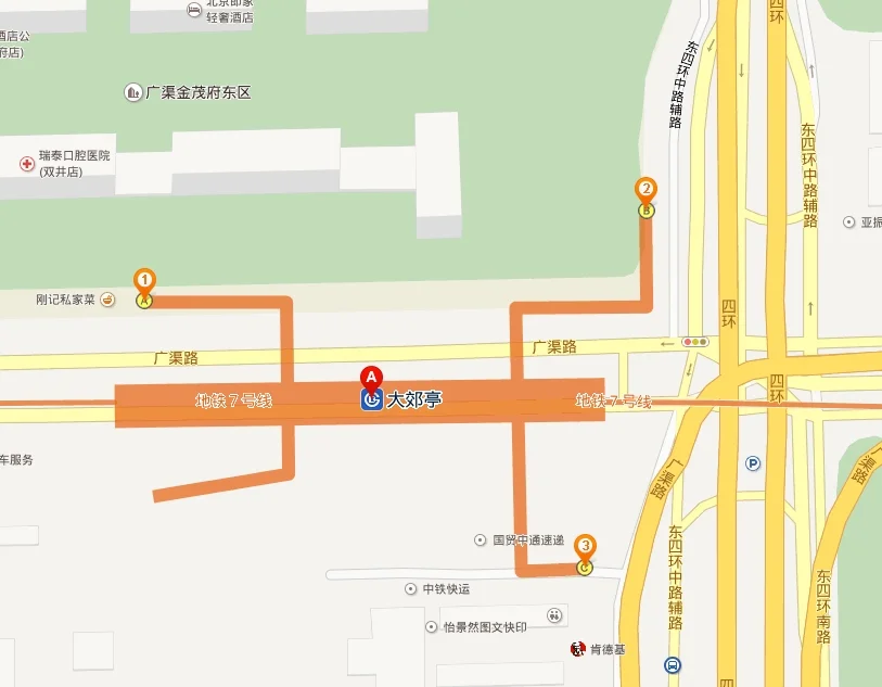 地铁7号线长寿路站有几个出口（7号地铁双合村出口没开么）2