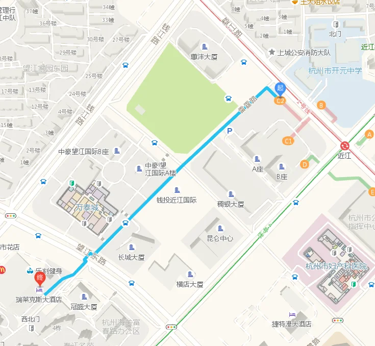 杭州地铁一号线各个站点(杭州地铁一号线七堡站c出口)3