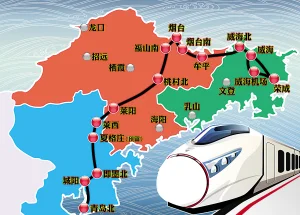 烟台1号线地铁线路图（烟台轨道交通规划图高清）4