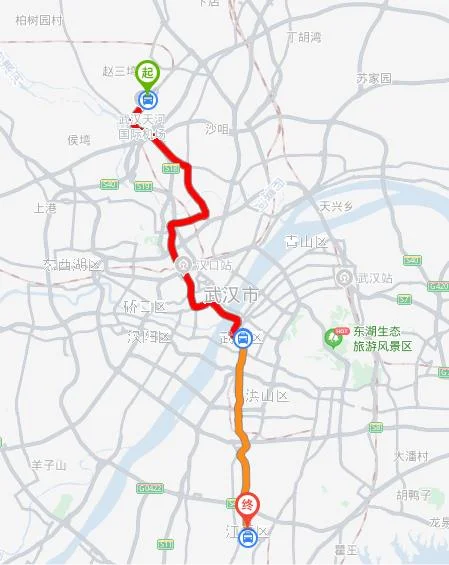 从地铁江夏大花岭到天河机场场地铁怎么坐地铁（从江夏到天河机场打地铁怎么走）2