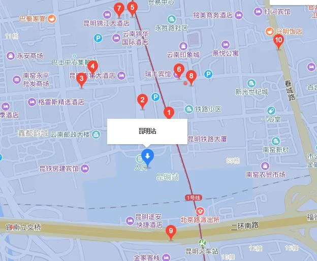 从昆明南站坐地铁到昆明火车站需要多久（昆明汽车站坐地铁怎么去火车站）