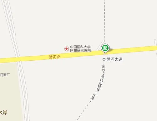 沈阳地铁二号线全部站名（蒲河大道地铁站是大站）