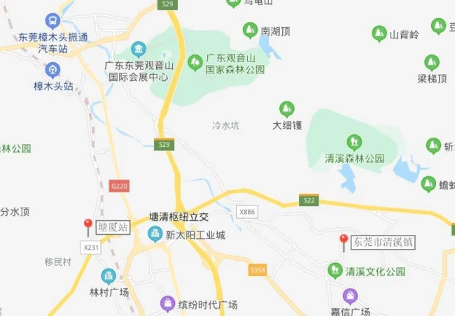 东莞高铁站在哪个区清溪汽车站到东莞地铁（离清溪最近的高铁站）