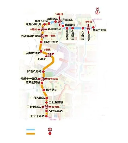 许昌地铁线路图是什么样的（郑州17号线地铁线路能到许昌吗）2