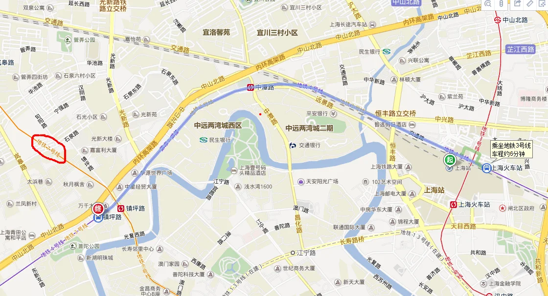 上海地铁7号线线路图（上海地铁7号线地铁站）3