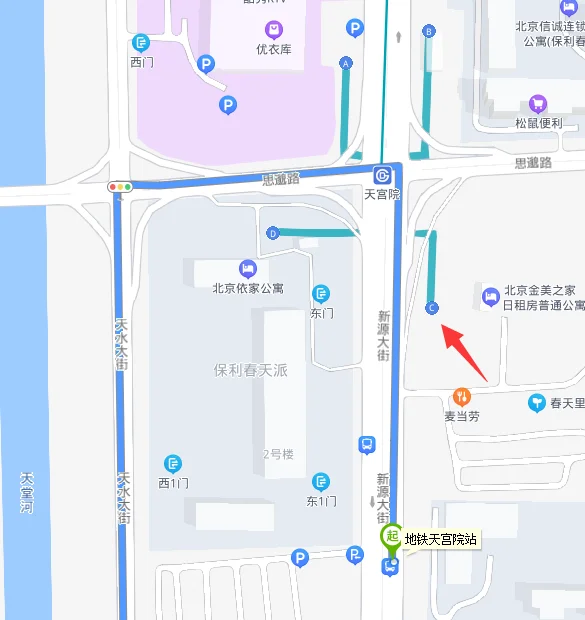 从北京天宫院地铁站 在哪倒车做到固安 需要多长时间（天宫院地铁去固安哪个出口）