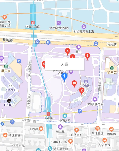 广州天环广场地铁怎么去(广州塔到天环广场地铁站)2