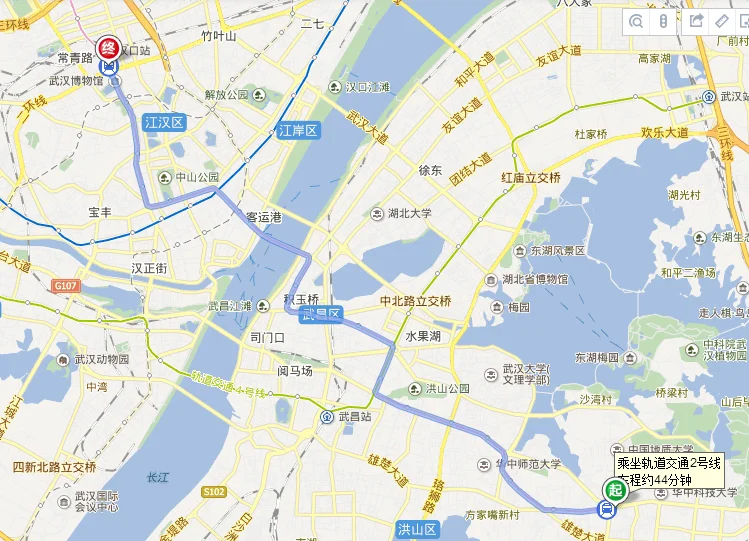 坐武汉地铁2号线从光谷广场到汉口火车站要多长时间（武昌地铁光谷到汉口火车站）