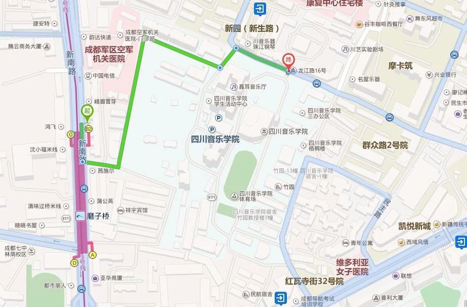 成都地铁3号线哪个站离四川音乐学院最近（四川音乐学院地铁规划）