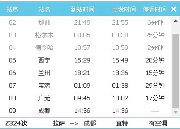 成都到西宁经过哪些城市（成都到西宁高铁）2