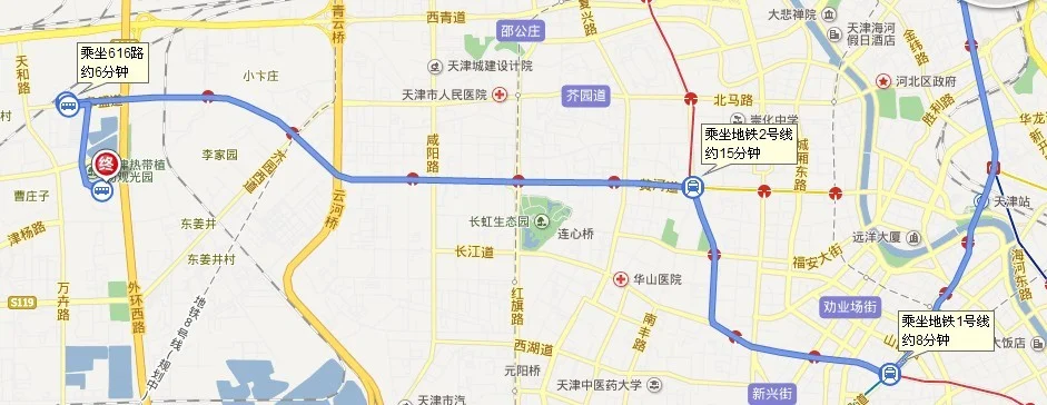 我在天津站坐地铁能直达曹庄花卉市场那个地铁站么（天津曹庄花卉有地铁吗）