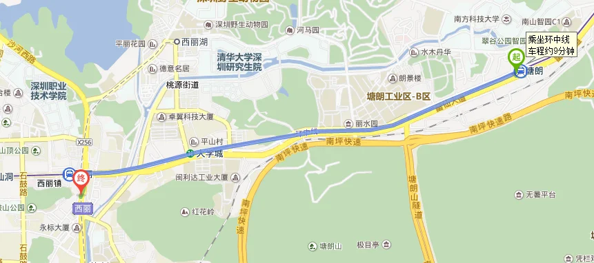 西丽法庭坐地铁到深圳北站是几号线（地铁西丽法庭出口）2