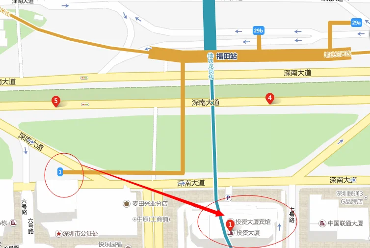 深圳投资大厦地铁罗宝线哪个站下车(铜钱大厦在哪个地铁站)2