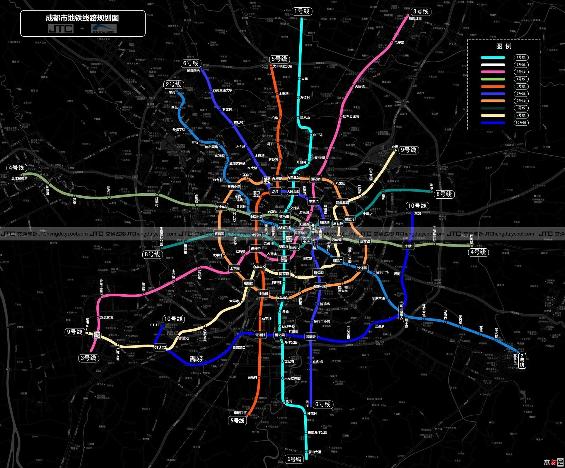 成都市地铁6号线站点详细站各（成都海滨广场附近地铁站）2