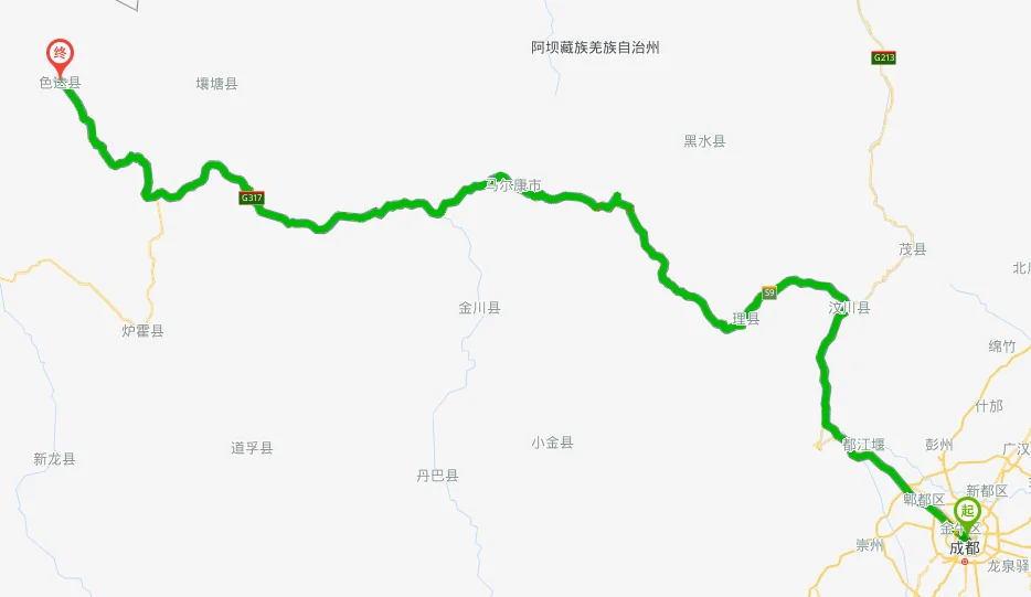 如何从成都到色达（成都色达高铁）5