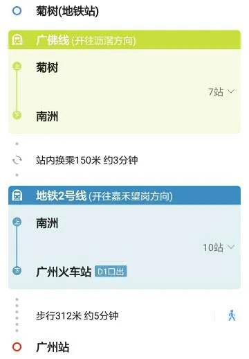 在广州南站坐地铁三号线有哪些站（广州南站到菊树地铁站）2