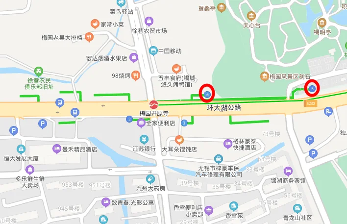 上海地铁2号线中山公园站各个出口有什么（地铁2号线6号出口）