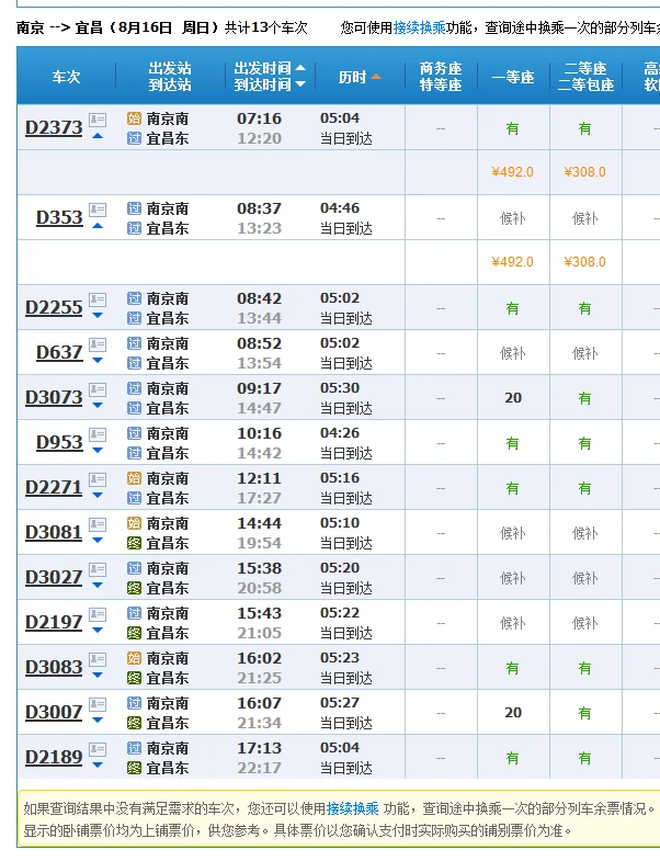 上海到湖北宜昌高铁各经过那些站（南京到宜昌高铁）3