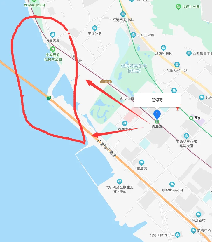 乘坐深圳地铁11号线欢乐海岸是哪个站出口呢(碧海湾地铁站那个出口)3