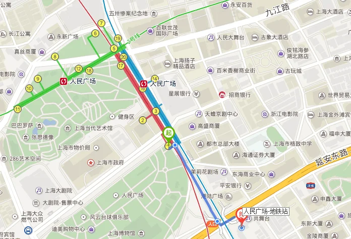 去上海大世界坐几号线地铁（大世界是地铁几号出口）2