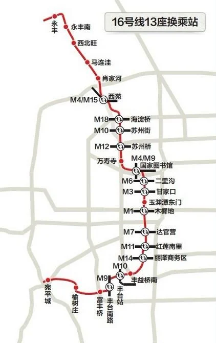 求北京地铁运营时间表(北京地铁时间16号线时间表)2