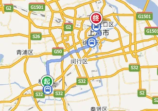 上海虹桥火车站到普陀区中山北路座几号地铁（火车站到中山北路地铁）