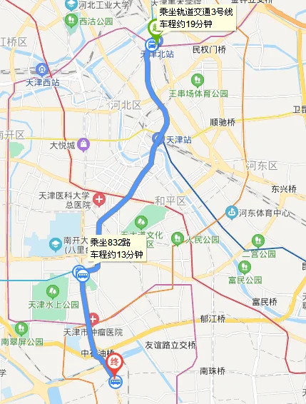 从天津西站坐地铁去北站怎么走（左江到天津北站坐几号线地铁）3