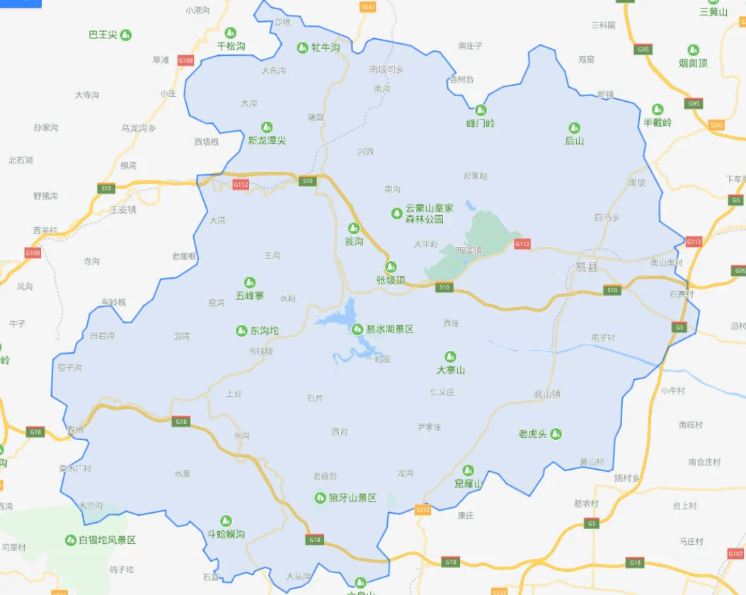 张石铁路过不过易县（易县无铁路）2