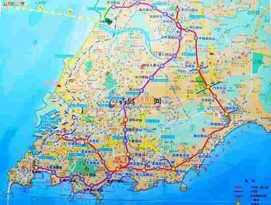 青岛地铁线路规划图是什么（黄岛地铁2号线规划路线图）