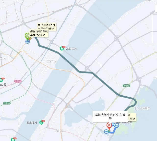 武汉惠济二路到黄鹤楼怎么坐地铁线（武汉惠济路地铁二路b口）1