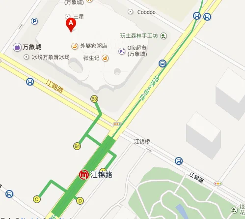 杭州万象城附近有地铁吗（杭州彭埠到万象城地铁站）2