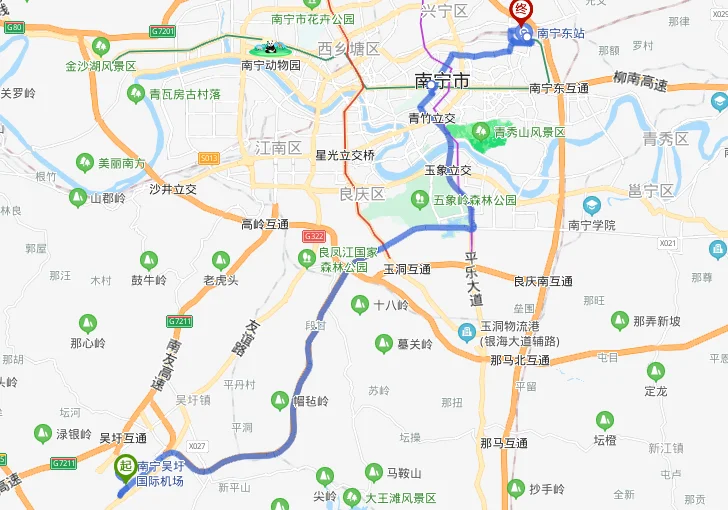 在南宁火车站有到机场的地铁吗（南宁地铁哪号线到机场大巴）6