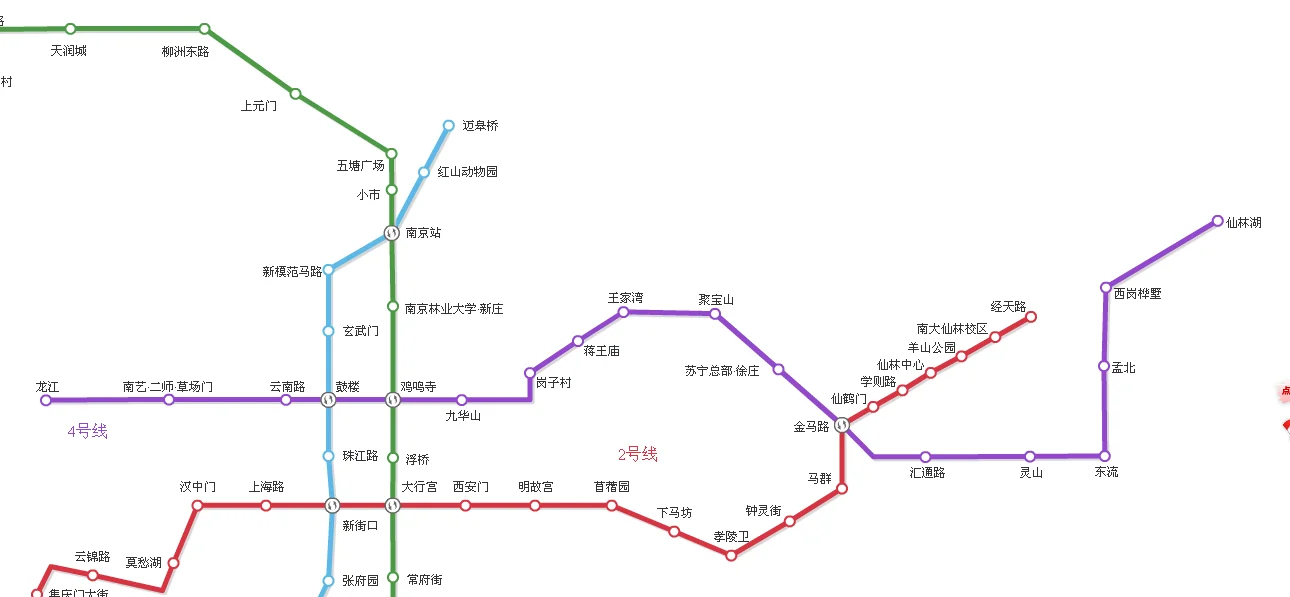 南京地铁4号线仃靠各站（南京江北地铁四号线）5