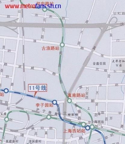 在建地铁上海15号线古浪路站1号出口和3号出口规化在什么地方谢谢！（上海古浪路地铁站）