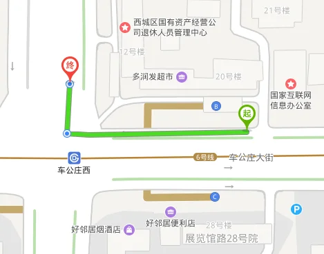 北京地铁的出入口ABCD在路边的位置 有规定顺序吗可以辨方向吗（车公庄地铁西北出口空地）1