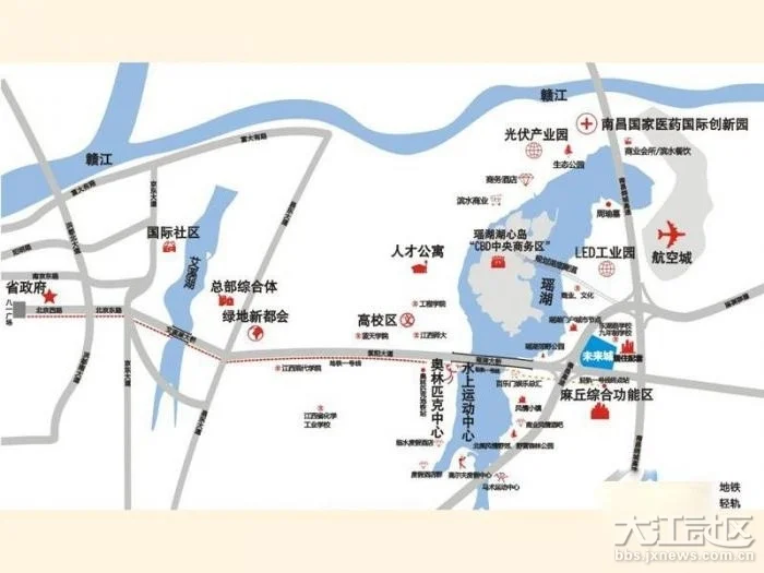 请问有谁知道南昌地铁一号线的走向（南昌航空城地铁规划）1