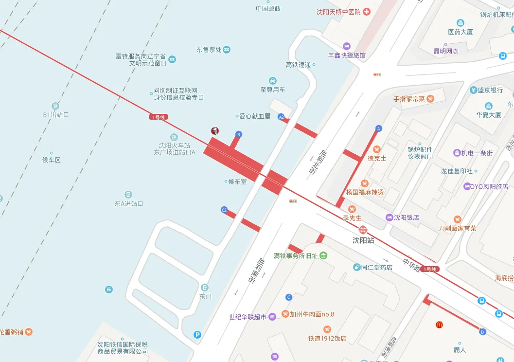 沈阳火车站到地铁站多长时间（沈阳火车站距离地铁口多远）3